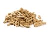 Ein kleiner Haufen von Holzpellets.